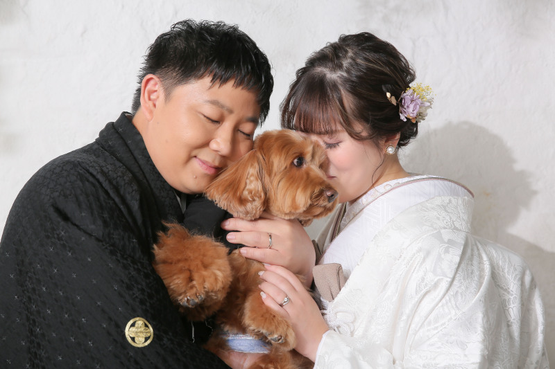 わんちゃんとの撮影