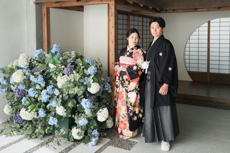 アジサイと、、