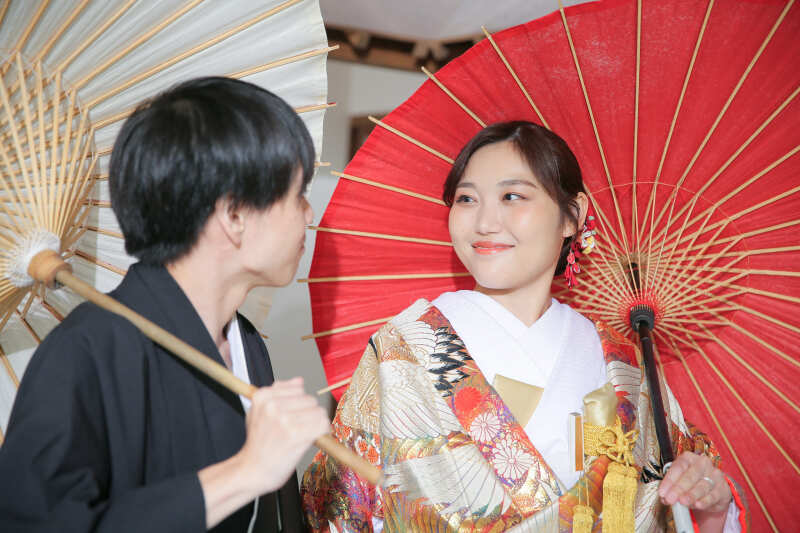 ご新婦様のソロカット！