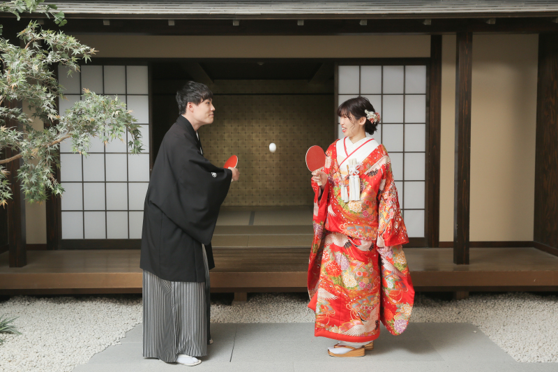 お二人の共通点「卓球」のショット