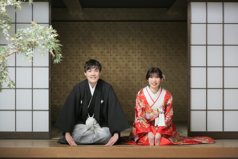 お辞儀ショット