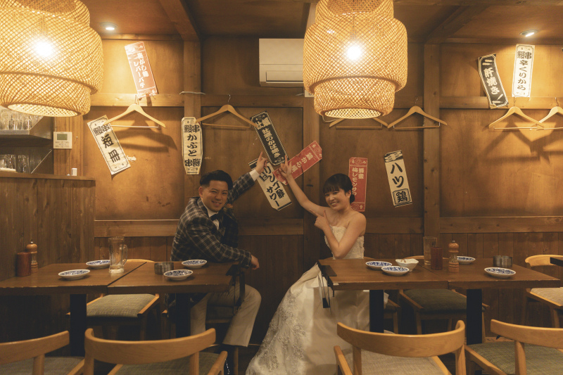 行きつけの居酒屋で