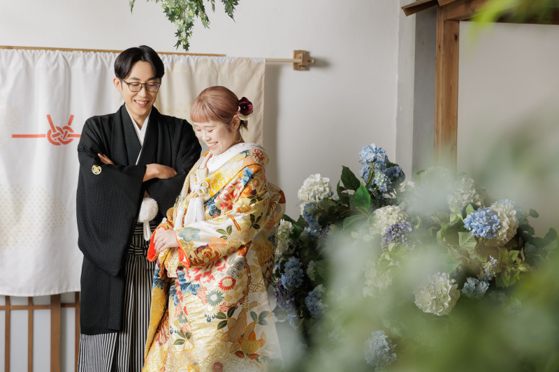 屋内庭園に戻って