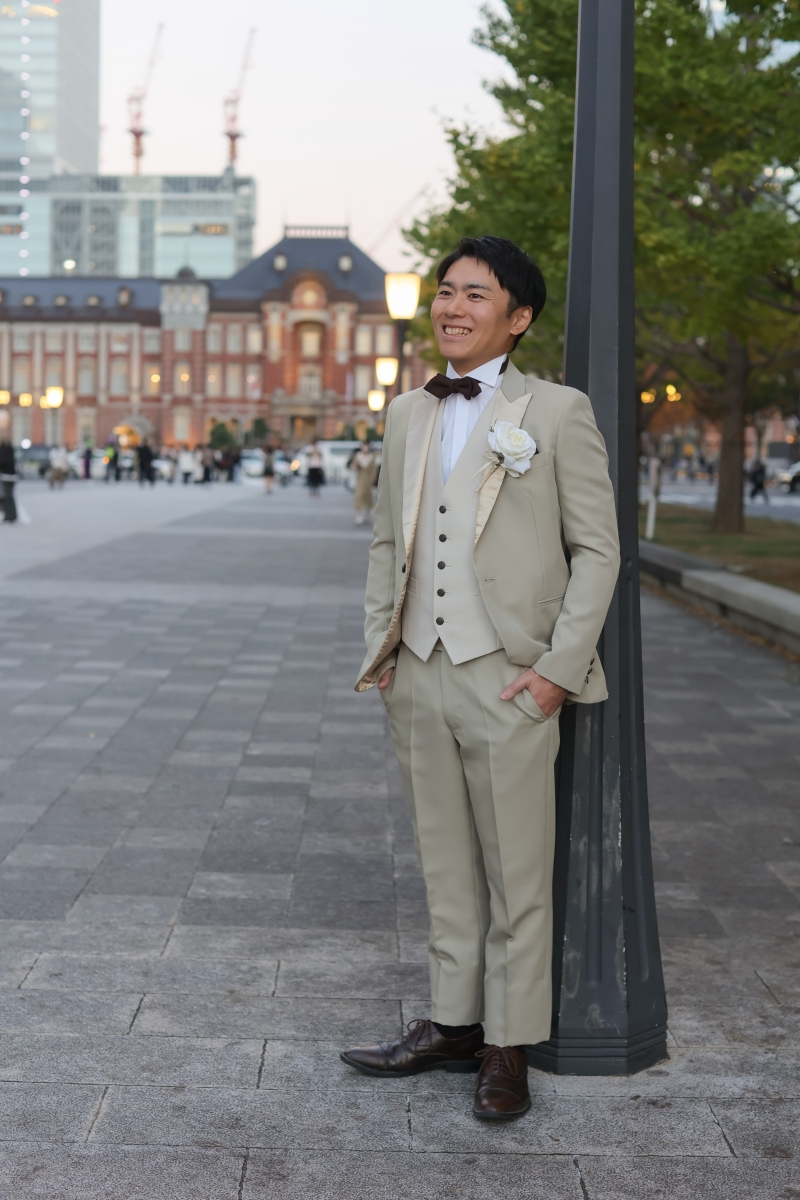ご新郎様のソロカット