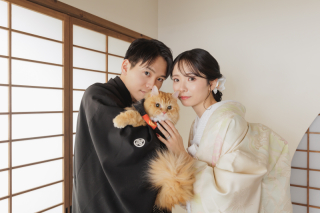 和装と洋装と猫さん