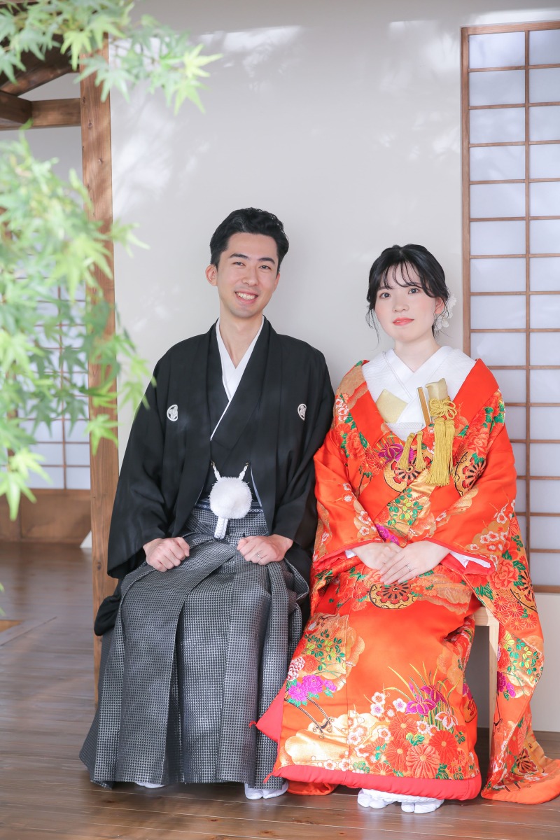 座ったショット