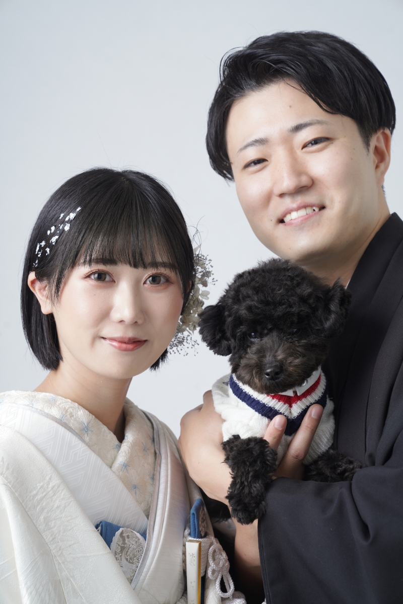 大好きな愛犬と！