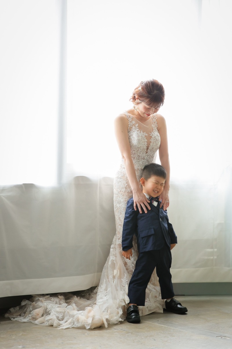 ママとツーショット