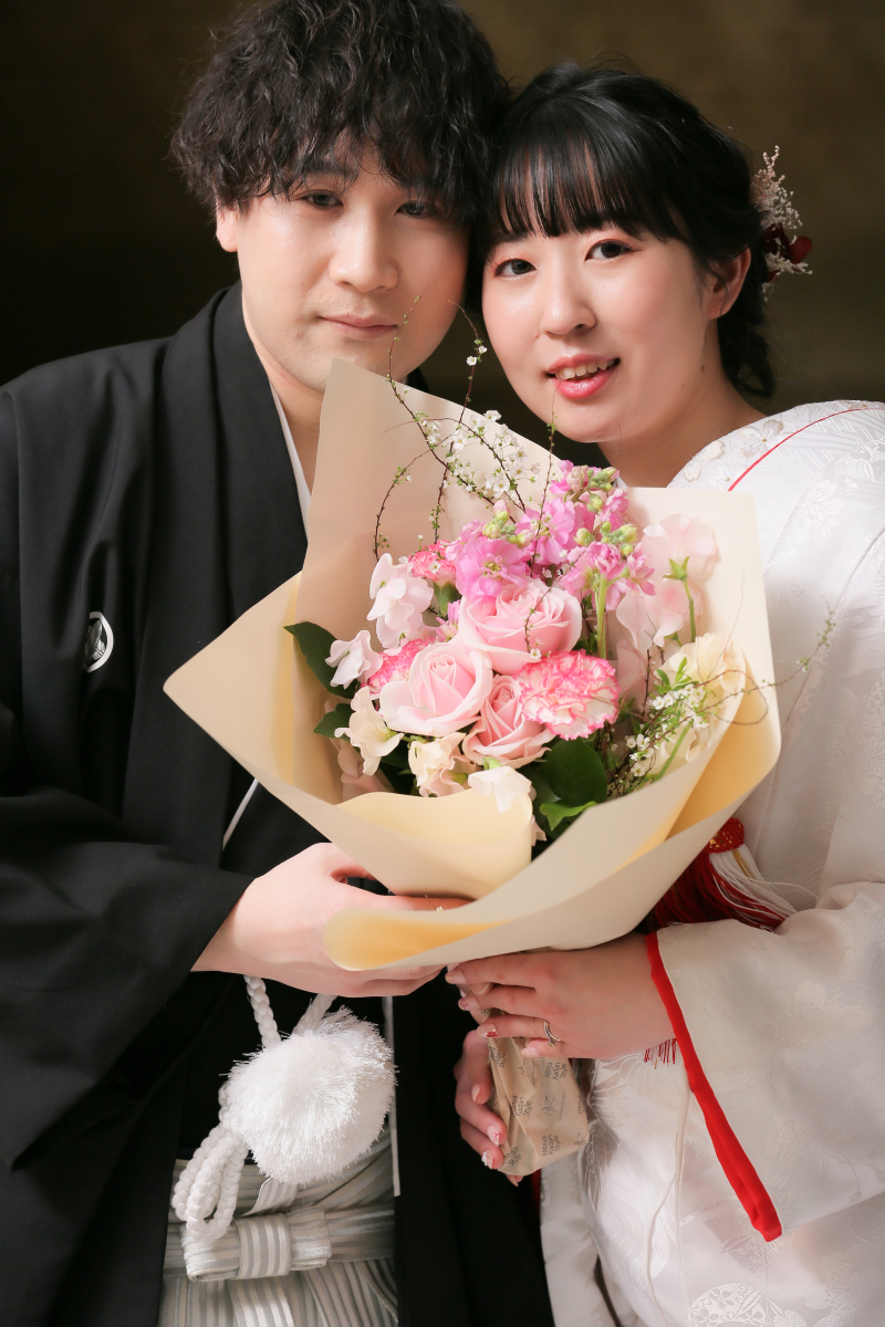 白無垢とブーケ