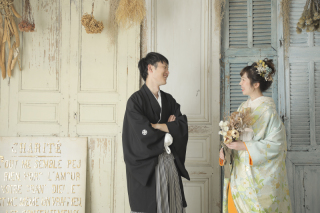 色打掛×2着のよくばりスタイル♪