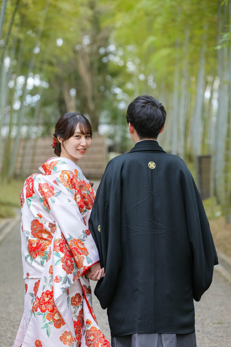 新婦さんちらっ