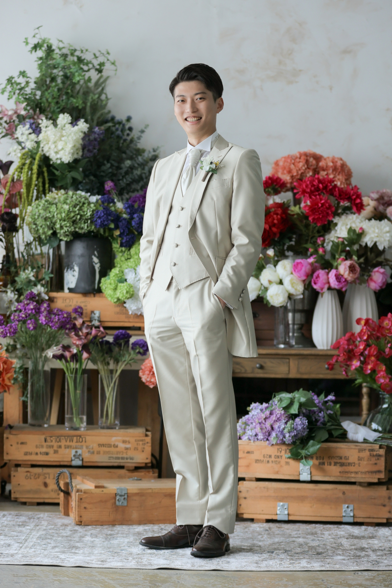 ご新郎様ソロショット