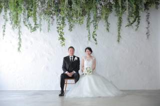 自然光の中でスタジオ撮影