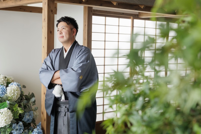 新郎様のソロカット