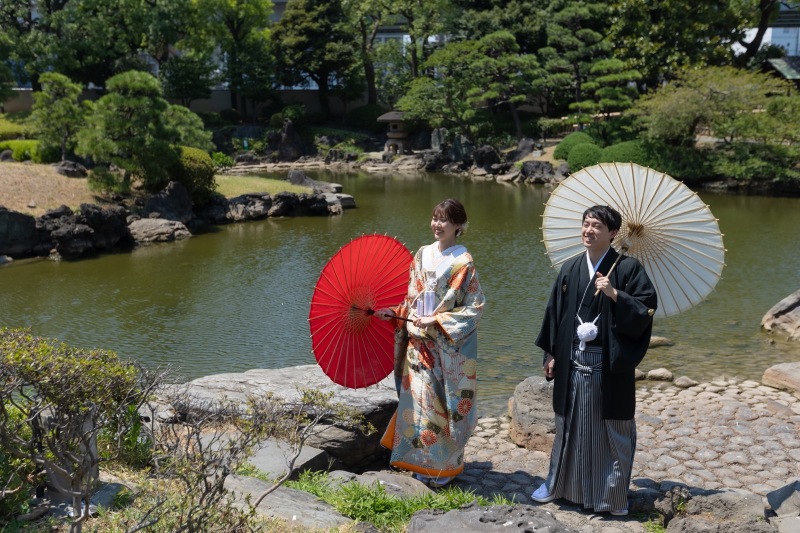 和装ロケーション　旧安田庭園