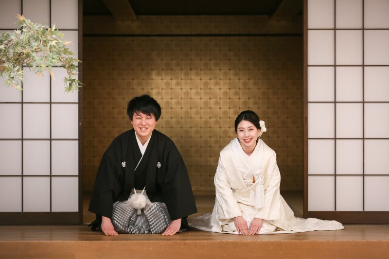 屋内庭園スタジオ撮影