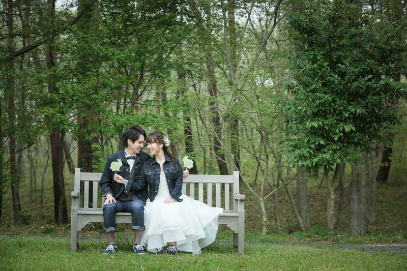 最後はお揃いコーデで♪