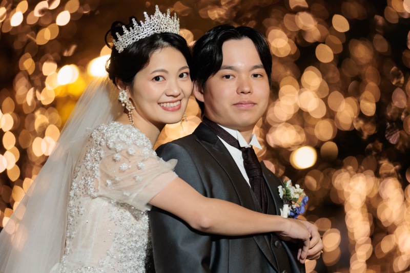 イルミネーションと一緒に