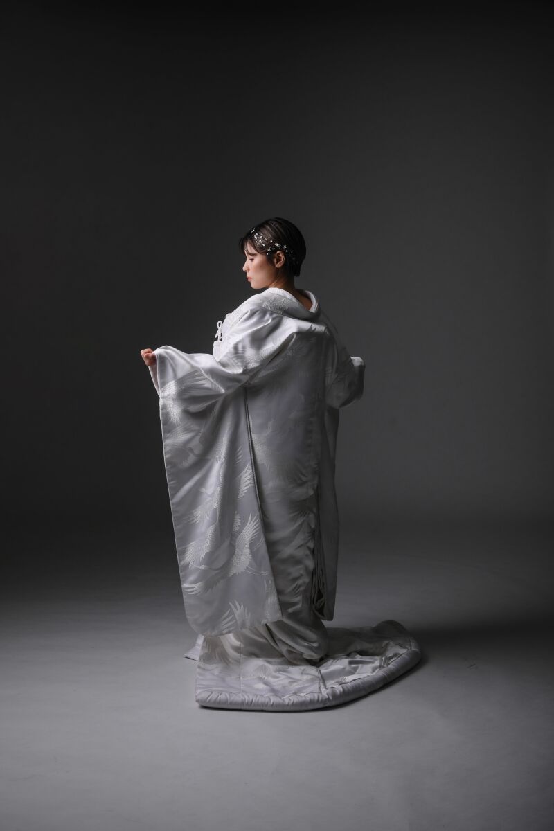 後ろ姿の撮影も