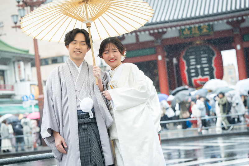 締めは雷門前で!