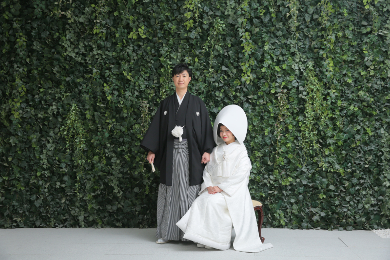 カジュアルに結婚写真