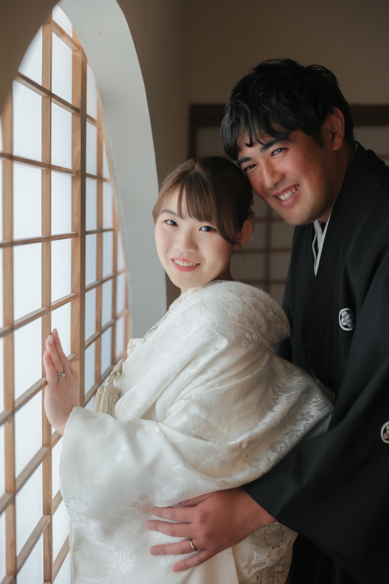 柔らかな光を受けて