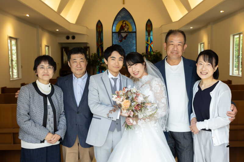 ご家族との撮影も、素敵な思い出に