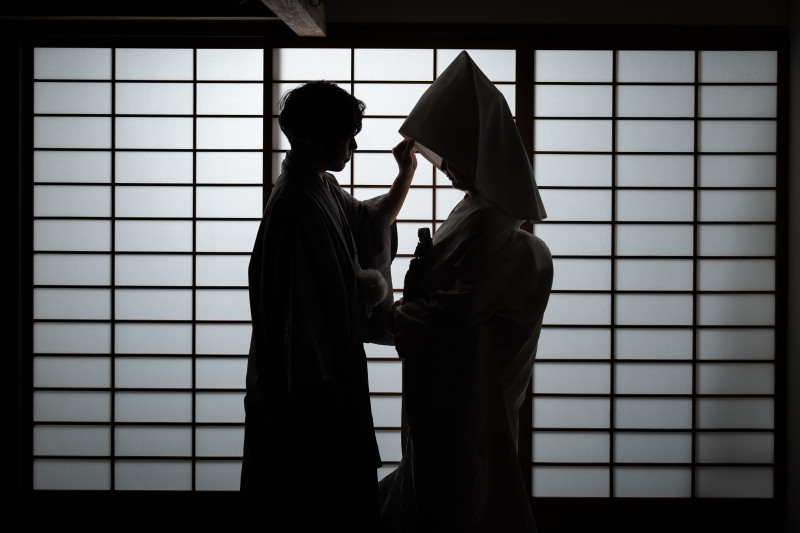 シルエットのお写真