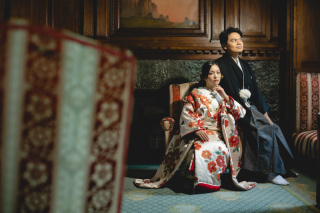 和洋建築が美しい旧安田楠雄邸庭園