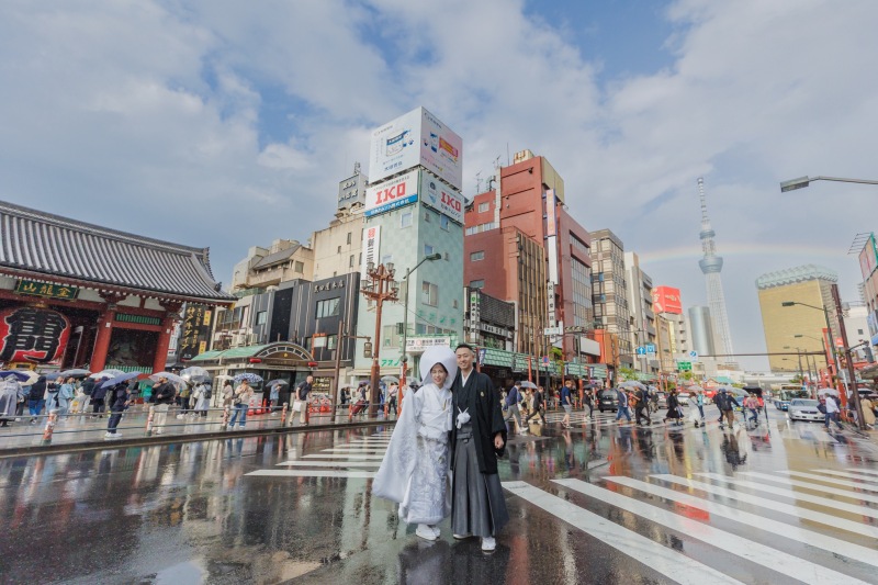 雷門とスカイツリー