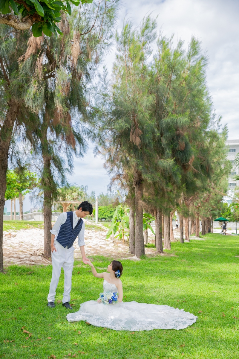 緑鮮やかな場所で