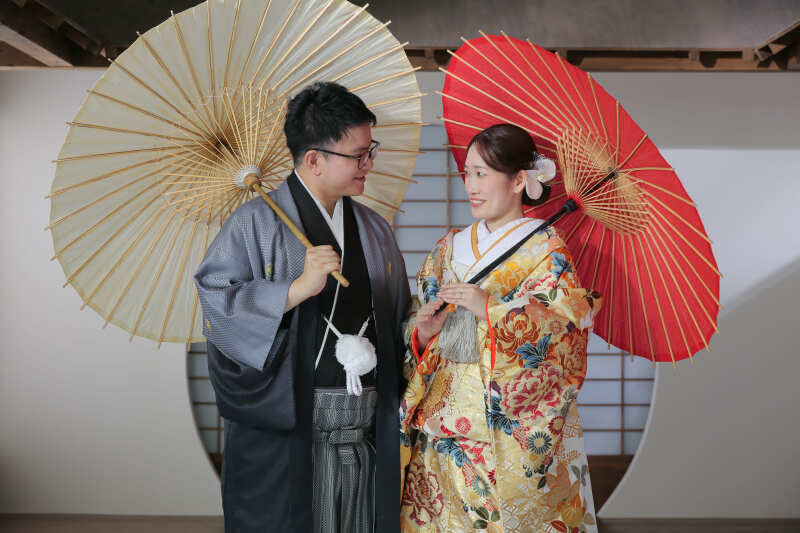 和傘のお写真
