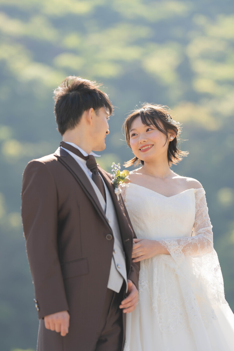 見つめ合う二人