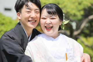 笑顔が眩しいおふたり