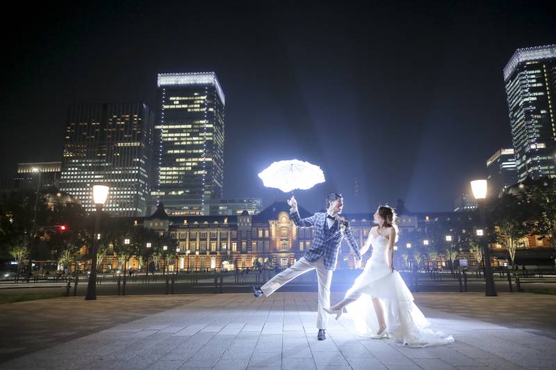 洋装ロケーション〜東京駅夜景〜