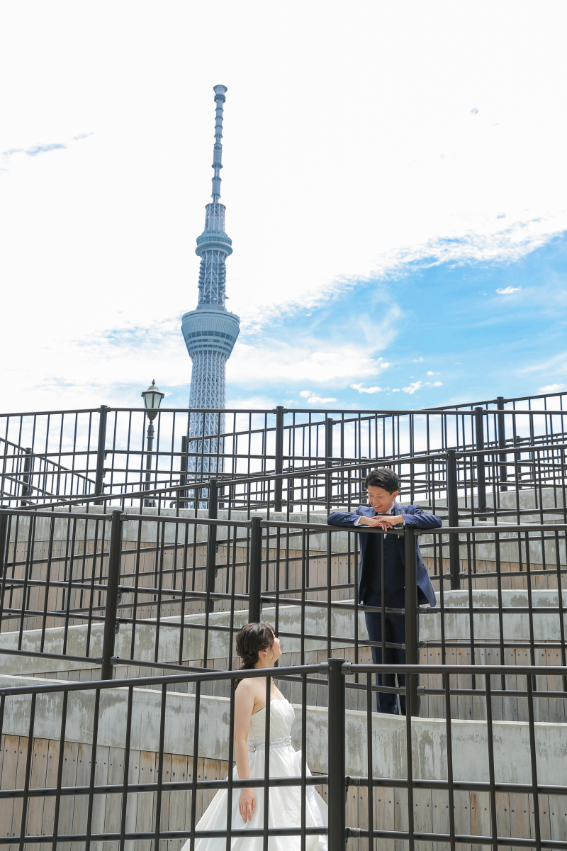 隅田川でスカイツリーと！