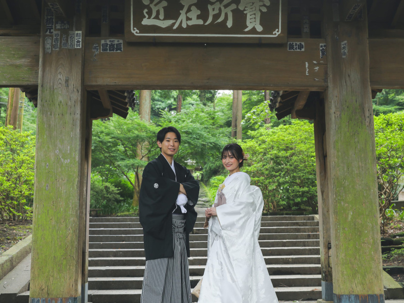 北鎌倉にある、国史跡に指定された静寂に包まれ緑豊か