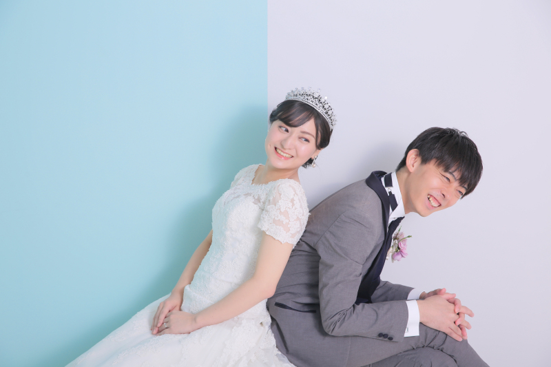 おふたりの自然体をパシャリ!とってもかわいらしいおふたり