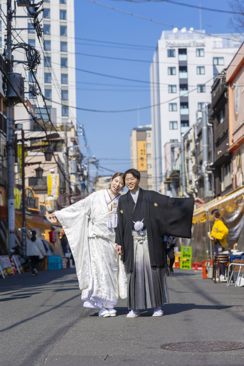 自然体でお二人が笑っている写真が得意です!!