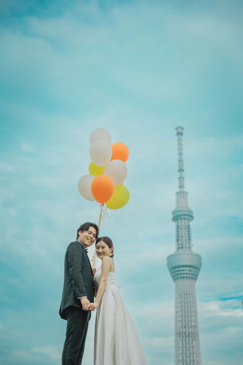 徒歩で行けるロケ地⭐︎【浅草名所巡りロケーション（和装or洋装）】全データ美肌レタッチ付き(200カット) + 台紙1冊