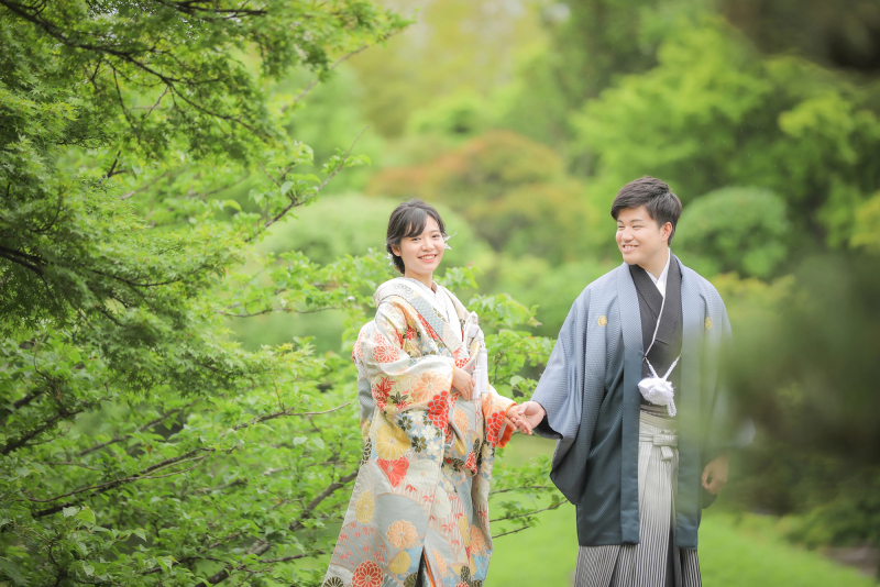竹林も広々の庭園も楽しめる【花田苑ロケーション】全データ美肌レタッチ付き(200カット) + 台紙1冊