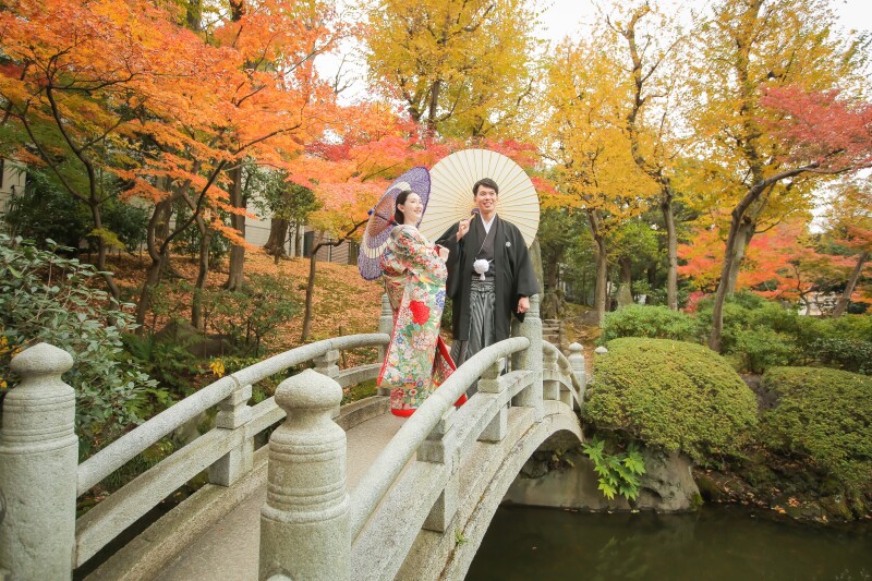 緑豊かな日本庭園【旧安田庭園ロケーション】全データ美肌レタッチ付き(150カット) + 台紙1冊
