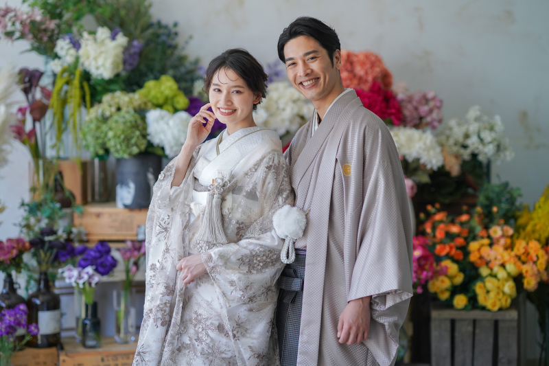 【和装ハウススタジオ】全データ美肌レタッチ付き(150カット) + 台紙1冊