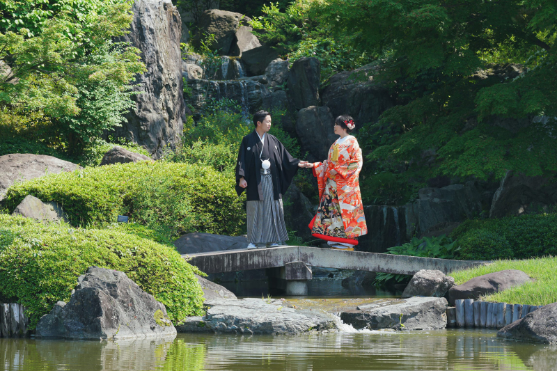 竹林も広々の庭園も楽しめる【花田苑ロケーション】全データ美肌レタッチ付き(200カット) + 台紙1冊