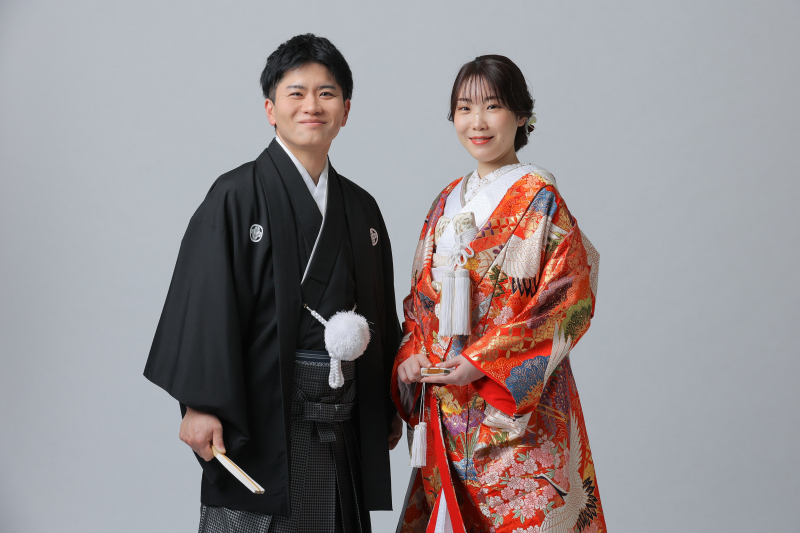 【和装スタジオ】全データ美肌レタッチ付き(100カット) + 台紙1冊