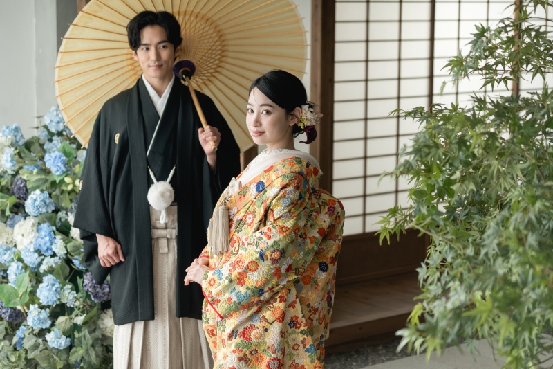 【屋内庭園スタジオ】全データ美肌レタッチ付き(150カット) ＋台紙1冊