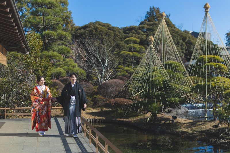 平日限定！お外も和室も撮影できちゃう【平成庭園ロケーション】全データ美肌レタッチ付き(200カット)+アルバム20P+台紙1冊