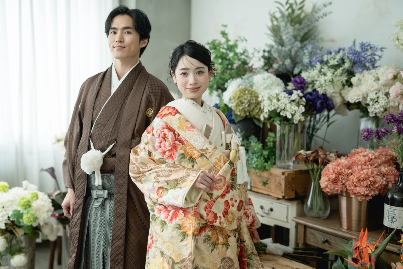 【和装ハウススタジオ】全データ美肌レタッチ付き(150カット) + 台紙1冊