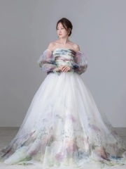 水彩フラワープリンセス