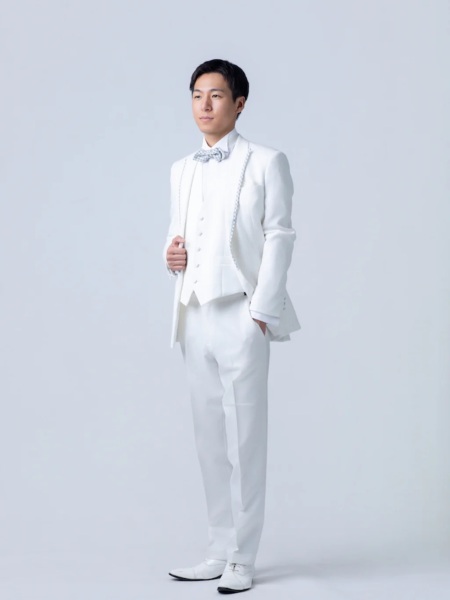 白・グレーチェックライン